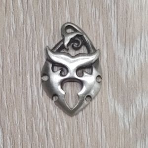 Owl Skull Men's Tribal Pendant 925